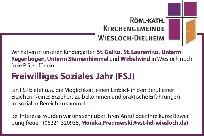 Freiwilliges Soziales Jahr